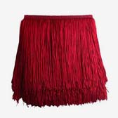 Vágott végű rojt 20 cm hosszú - ROSSO..